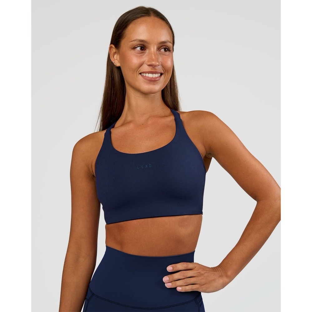 LSKD Twist Sports Bra D/DD/E Future Navy M